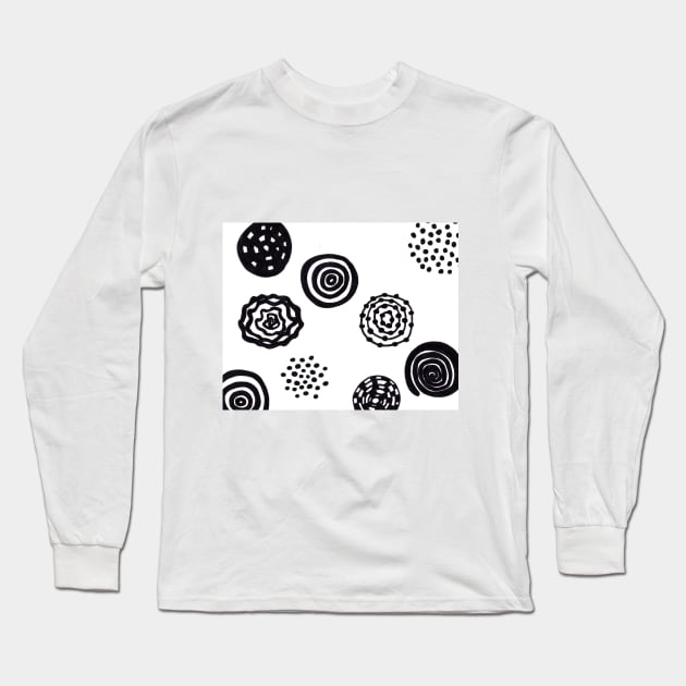 Abstract Multifacted Circles Long Sleeve T-Shirt by jpartshop1